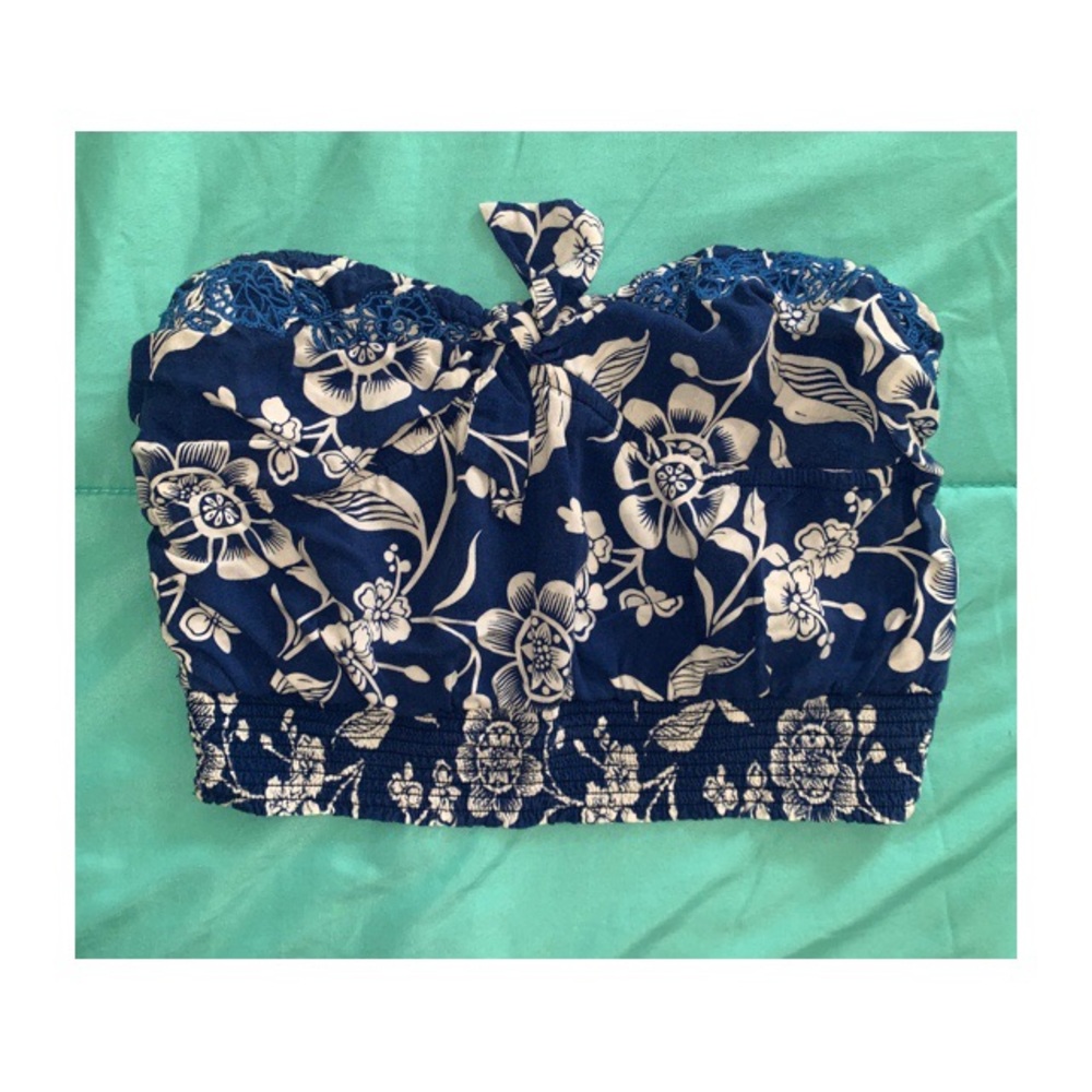 Flower tube top
